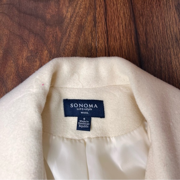 Women’s Sonoma wool blend double breasted coat small - Picture 2 of 7